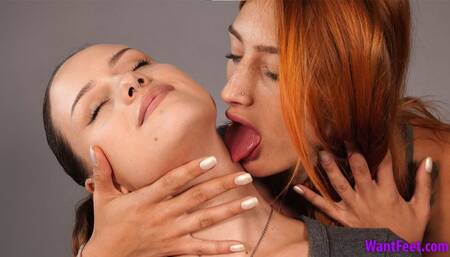 Wild Neck Worship - Throat Fetish - HD MP4