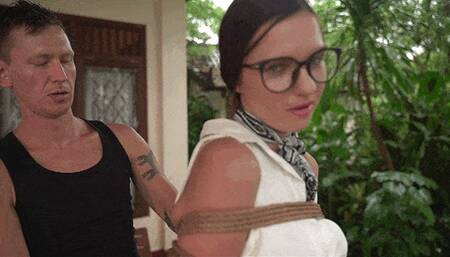 Handjob from unexpected guest