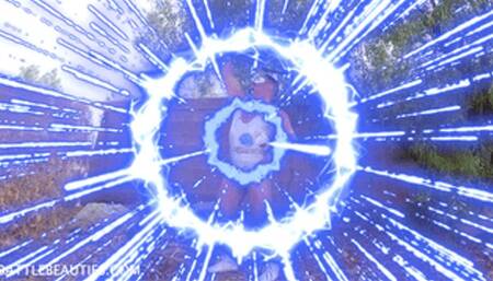 EVIL Cosmic Tsunami shrinks man and sucks him into his ASSHOLE