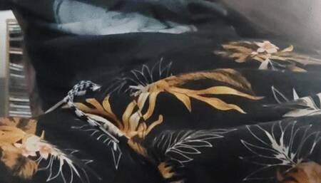 Hairy guy cum on bathroom floor