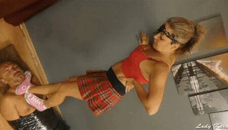 Worse Than a Pig - Extreme Humiliating Foot Gagging (720 HD)