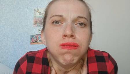 Annoying coughing through a closed mouth