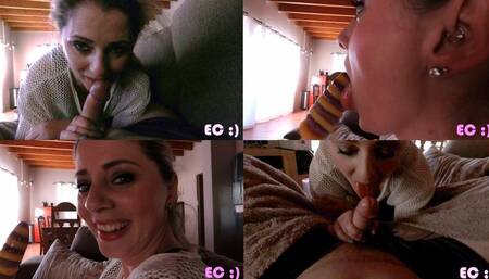 Sucking Purple Popsicle And Then My Friends Cock_4K