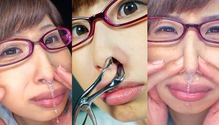 Nose Exploration POV Sneezing and Runny Nose Cascade, Yua HIDAKA