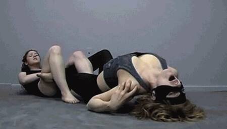 LF144 - Figure Four Leg Lock Compilation II - Aiden - Bobbie Blush - Kitty Kaos - Raven- Pixie 960WMV