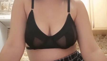 Russian girl masturbates