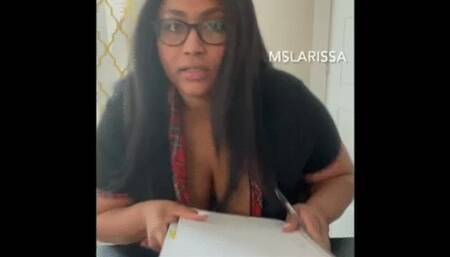 Popular Black Girl Flirts with virgin nerd to do her homework