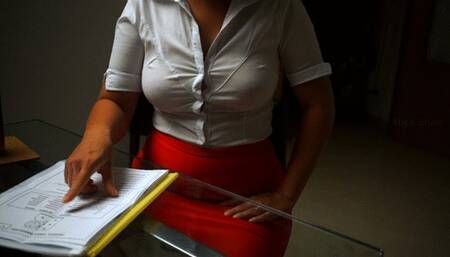 The teacher of Spanish