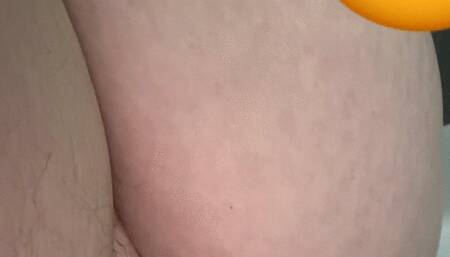 Making myself cum while inflated