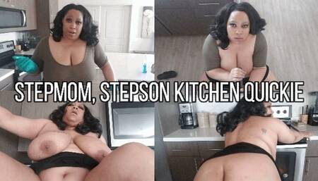 Stepmom StepSon Kitchen Quickie
