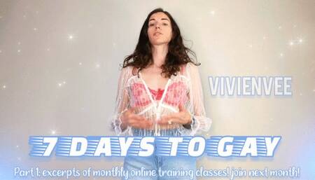 7 Days to Gay Conversion Reprogramming and Bisexual Transformation Excerpts from an Online Forum You'll be sucking dick and bending over in no time as I teach you how to break free from the chains of nonsense Embrace the gay #1