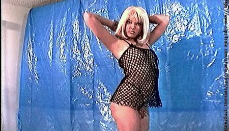 Dru Berrimore Fishnet Strip Screen Size 720x480 WMV