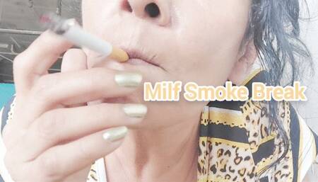 Milf Smoke Break