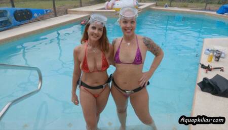 Aquaphilia- Carissa Dumond- Ultra Girl gets thrown in the mud!