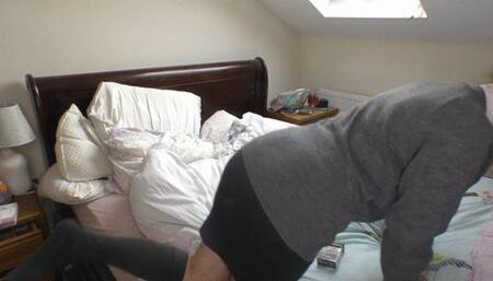 School Uniform Smoking And Self Bondage