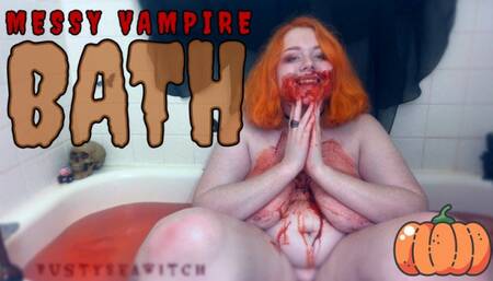 Big Boob Vampire Bath