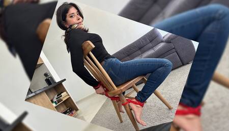 Caught Burglar: Chair Tied Punishment