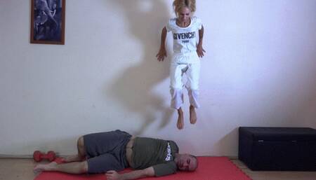 CECILIA - Lethal Karateka Feet - Forget About Your Face - INHUMAN Facestrampling, Facestomping And Facejumping