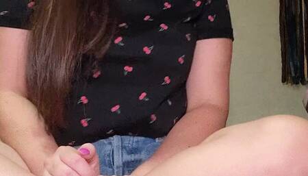 Chewing up and Spitting out a Treat for My slave to Eat