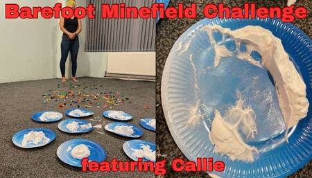 barefoot minefield crushing standing on objects