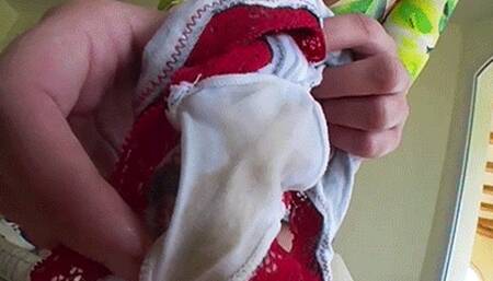 A GIFT FROM MARCUS, HIS HOT CUM IN MY KNICKERS - Princess Sera - MP4 version