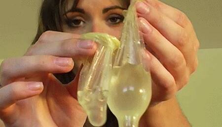 A COMPARISON OF YOUR DRIBBLE OF CUM & MARCUS'S BIG LOAD - Princess Sera - MP4 version