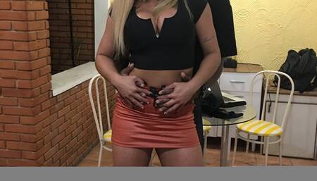 Professora Evelyn Kethlyn Called My partner and I for a scolding but we left with smiles and wet cocks Part II