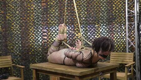 The Live Files - Katarina Blade in a cruel Barefeet Hogtie  - Full Clip mp4