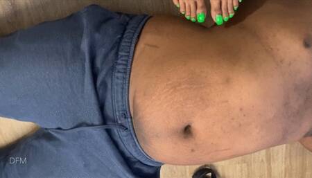 "Getting Tickled By Karen Sexy Toes" 100ktoes