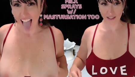 Milk Sprays w Masturbation too WMV