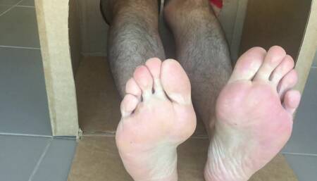 Male Foot Fetish Advent Calendar by Your Friend Mr Manly Foot Day 4