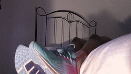 Tear these sneakers off