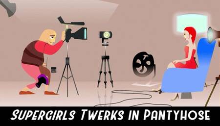 Eves Pantyhose Twerking in Bed