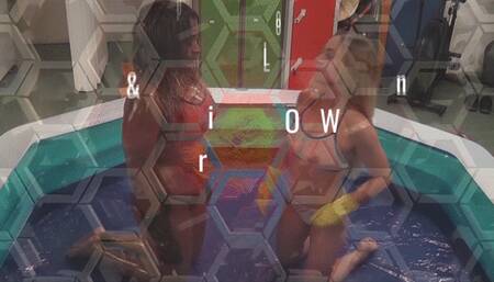 OIL WRESTLING Sparkle vs London PINS & SUBMISSIONS