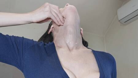 sensual neck treatment
