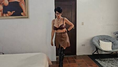 AFQ Severe Foot gagging under the Goddess of the highly arched feet Milah