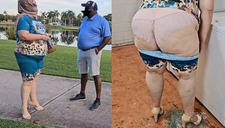Golf trainer offered to train me, but instead eat my big fat pussy - kinky BBW, SSBBW, POV, ass worship (big butt, big booty, big ass, huge ass, big tits, big boobs, massive ass, big fat pussy)