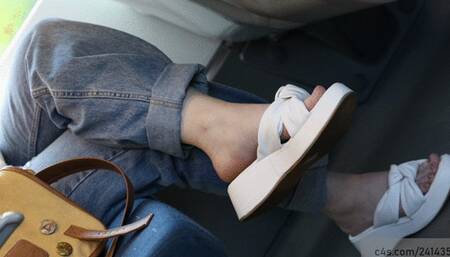 Sandal mules heels beauty cute feet