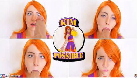 Kim Possible Cheerleader Ahegao Blowjob