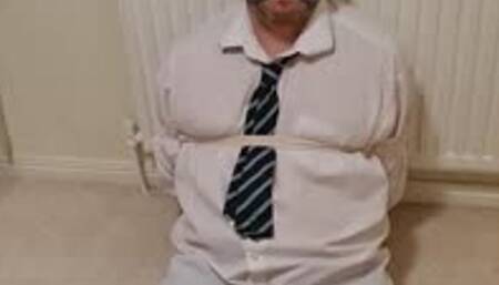 Adult school uniform escape challenge