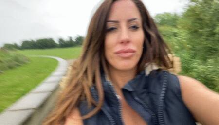 Teasing you with my covered feet and then getting them out slowly to my bare, scrunched soles,