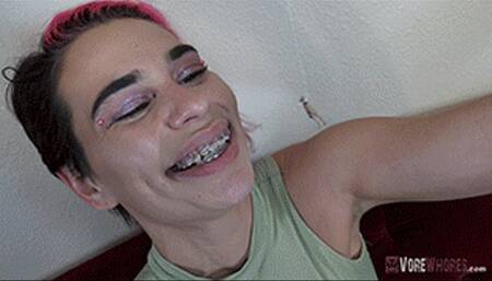 Giantess Vore Menace' Big Step-Brother Buffet 4K UHD