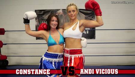 Andi Vicious vs Constance Foxy Boxing