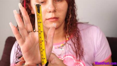 Beautiful Hands Measuring - HD MP4