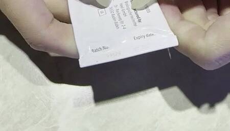 Nails Destroy Metallic Tube With Cream