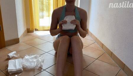 paper and plastic bag popping