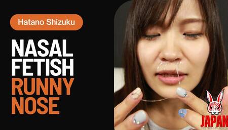 Nose Observation and Runny Nose Dildo Handjob by Shy Beauty, Shizuku Hatano