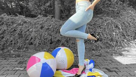 high heel pop in public