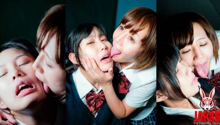 Tongue Thrust: An Intimate Encounter of Innocent schoolgirls with Konoha Kasukabe and Kotomi Shinozaki