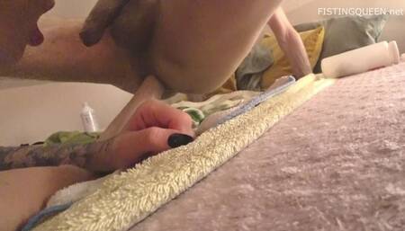 Epic Assplay Elbow Deep Anal DOUBLE FISTING - Spitting Balls Licking - Part 3 -